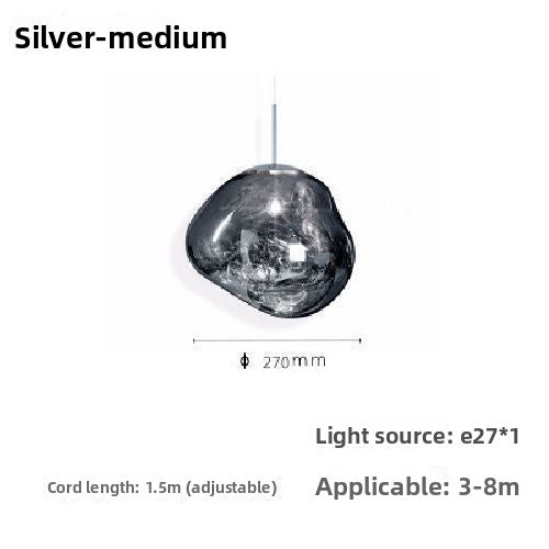 Tom Dixon Melt Lava-Like Design Pendant Light – Modern Multi-Globe Pendant Light for Dining Room & Living Room