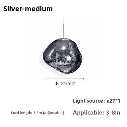 Tom Dixon Melt Lava-Like Design Pendant Light – Modern Multi-Globe Pendant Light for Dining Room & Living Room