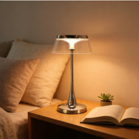 Acrylic Transparent Table Lamp – Modern Clear Desk Light for Bedroom & Living Room