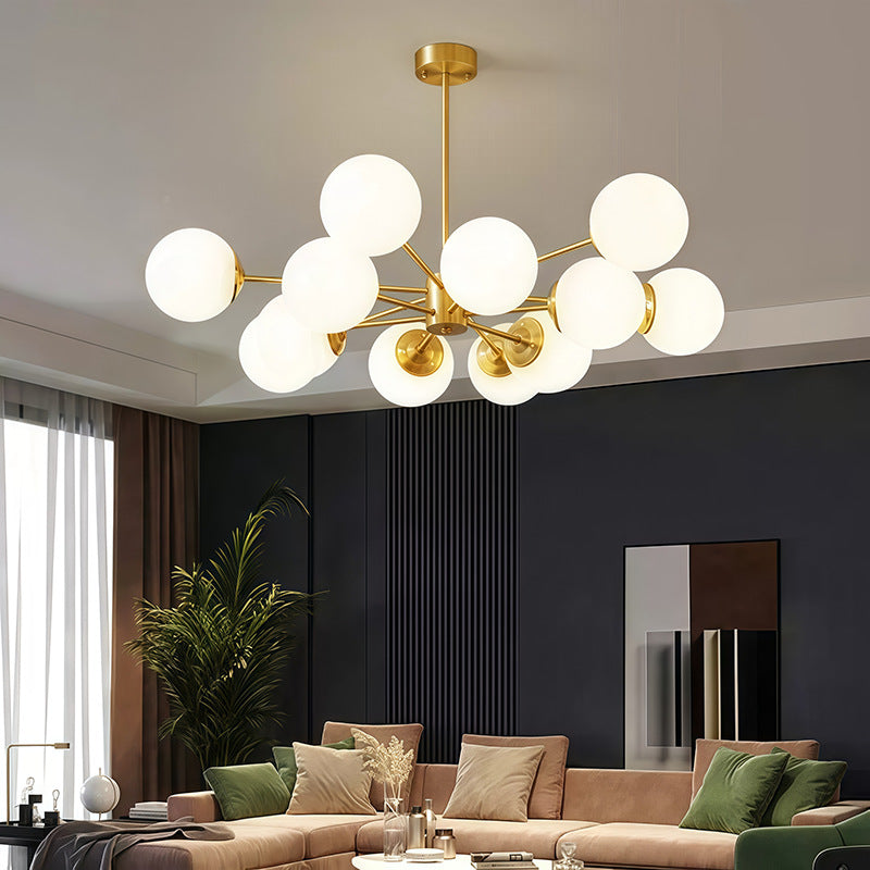 Magic Bean Cluster Chandelier – Modern Abstract Ceiling Light for Living Room
