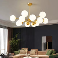 Magic Bean Cluster Chandelier – Modern Abstract Ceiling Light for Living Room