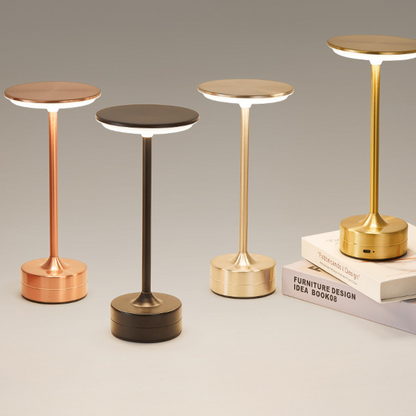 Metal Minimalist Table Lamp – Modern Bedside Lamp for Bedroom & Living Room