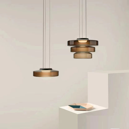 Levels Series Multi-Tier Pendant Light – Modern Layered Hanging Lamp for Dining Room