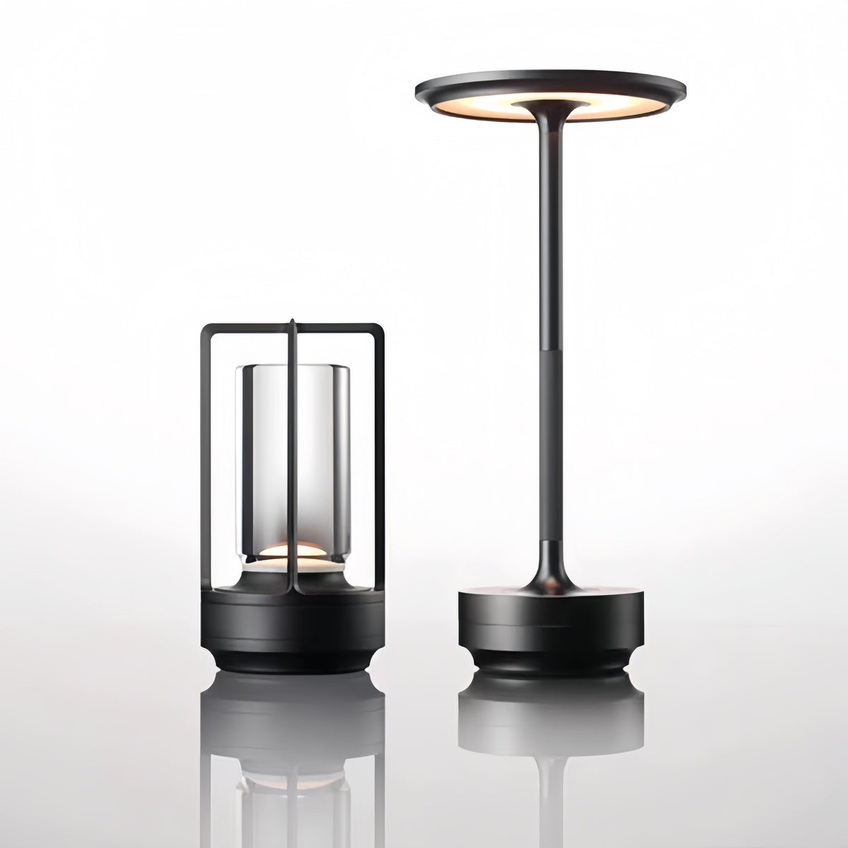 Metal Minimalist Table Lamp – Modern Bedside Lamp for Bedroom & Living Room