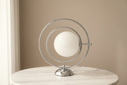 Rotating Moon Table Lamp – Vintage Celestial Decorative Lamp for Bedroom & Office