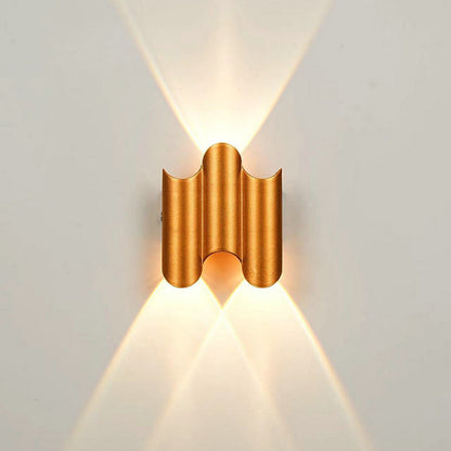 Modern Radiant Outdoor Wall Light – Waterproof LED Exterior Wall Sconce