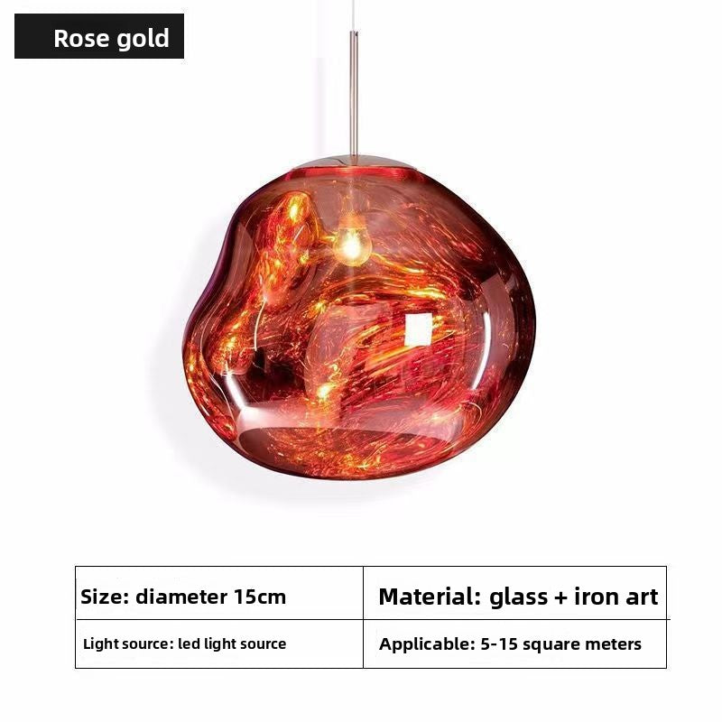 Tom Dixon Melt Lava-Like Design Pendant Light – Modern Multi-Globe Pendant Light for Dining Room & Living Room