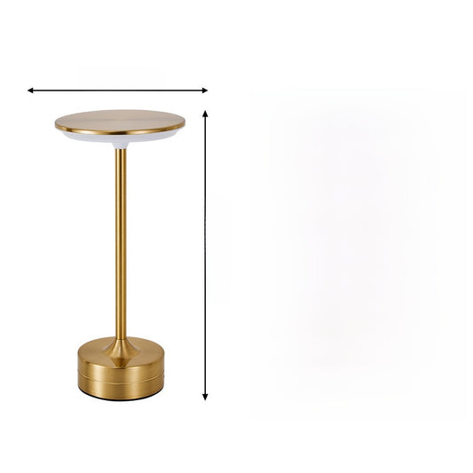 Metal Minimalist Table Lamp – Modern Bedside Lamp for Bedroom & Living Room