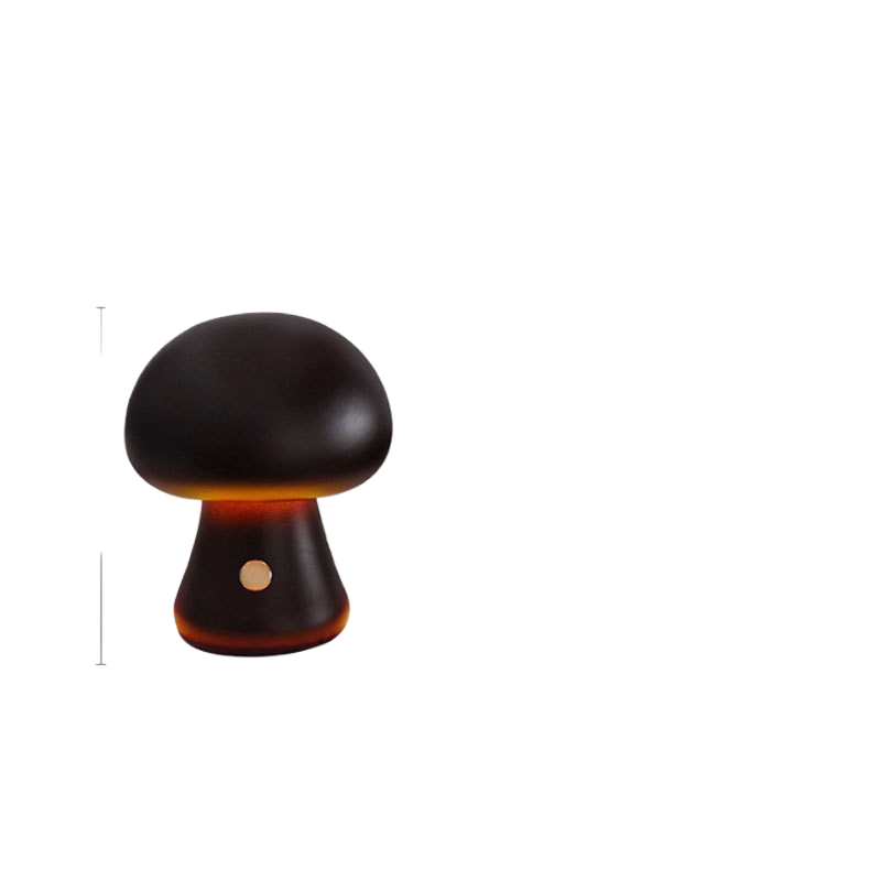 Oslo Mushroom Table Lamp – Retro Scandinavian LED Bedside Lamp for Bedroom