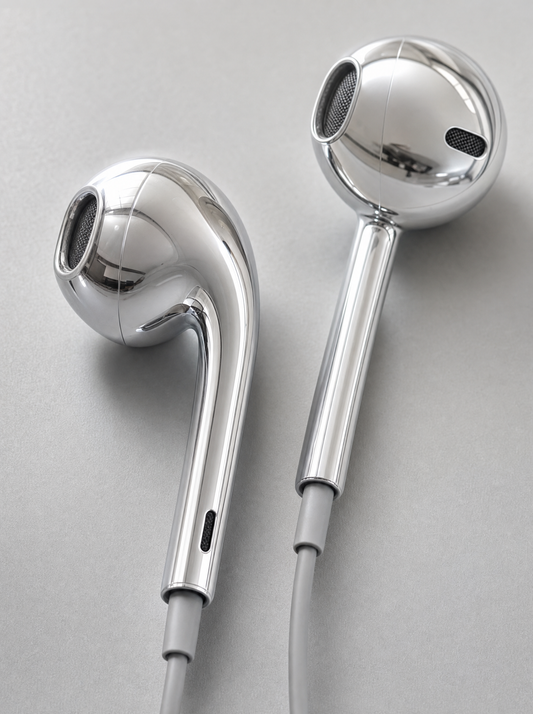 BLUME Silver Wired Earphones