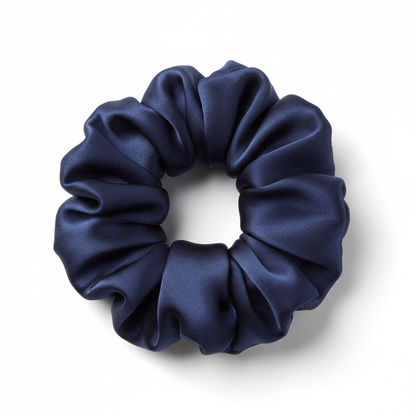 Navy Blue Scrunchie