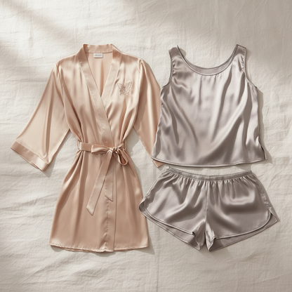 Silk Wardrobe Bundle - Flat Lay