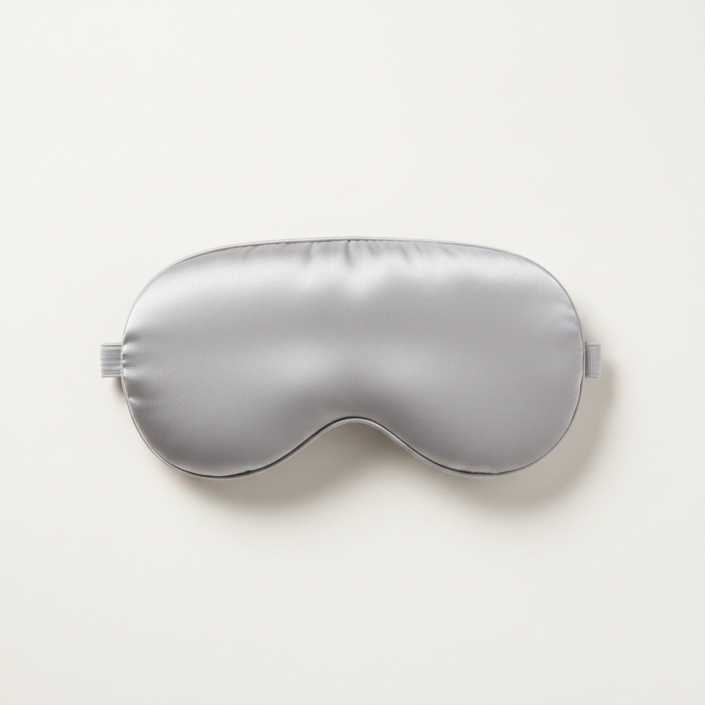 Silver Gray Eye Mask