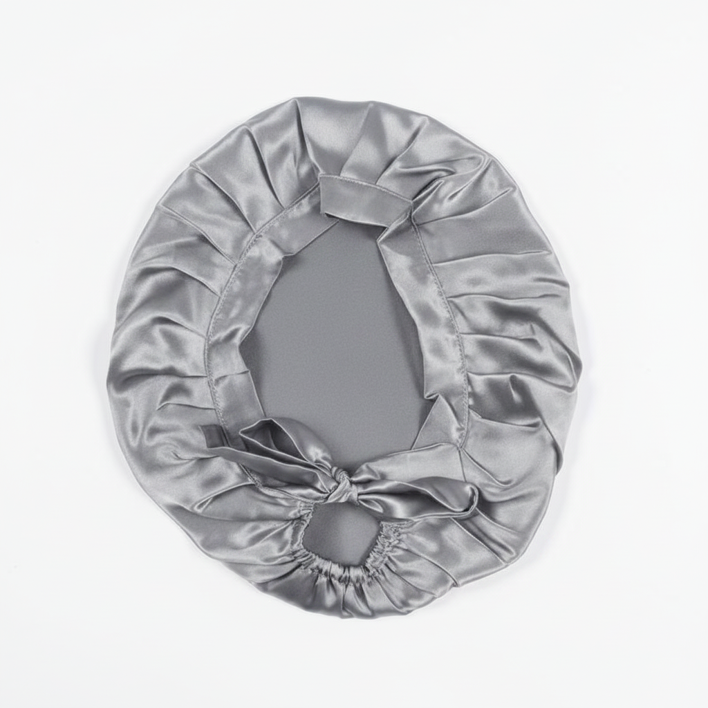 Silver Gray Sleep Cap