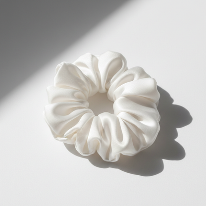 White Scrunchie